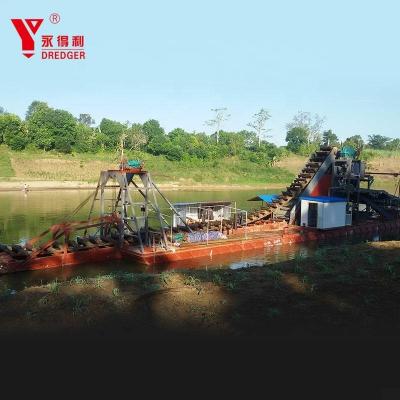 China 2020 China Sand Made Yongli Brand Gold Digging Dredger / Dredging Ship Rating for sale