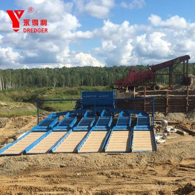 China Alluvial Gold Recovery Placer Gold Concentration System Gold Mining Machine for sale