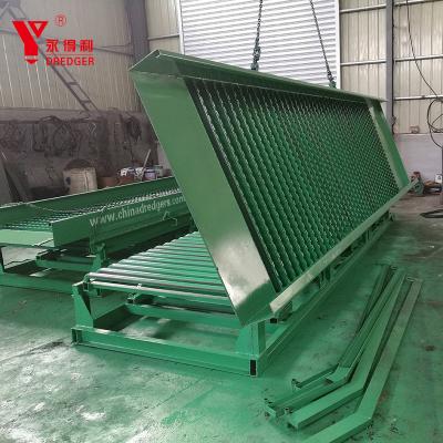 China New Designed Portable Alluvial Hot Sale Gold Placer Gold Sluice Box /Vibrating Sluice Box for Placer Mining Gold à venda