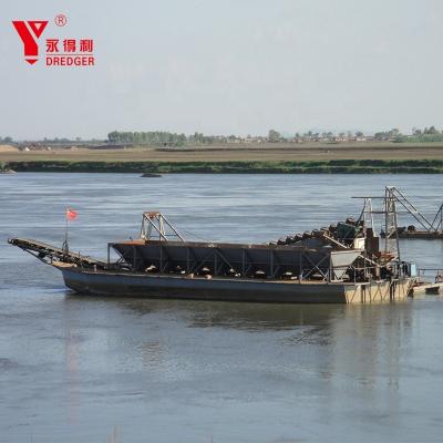 China Sand Transport China 2022 Made 500 Ton Capacity Self Propelled Sand River Barge Transport Boat For Sale en venta