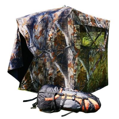 China Camouflage / portable quick setup lightweight camouflage field game hunting shelter pop up ground hunting blinds for sale