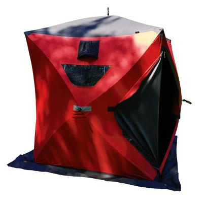 China Camouflage / Field Game Fast Delivery Ready To Ship Customized Logo Label Fishing Tent Ice Fishing Shelter for sale