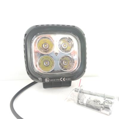 China SUPER BRIGHT ABS 4*10W Cree LED Work Light, LED TRAILER LIGHT, LED INDICATED TRUCK LAMP with E-mark, KF-W040A, 40W for sale