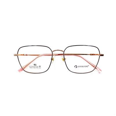 China Fashion Glasses Eyeglasses Wholesale Optical Glasses 2021 New Model Metal Sight Spectacle Eyewear for sale