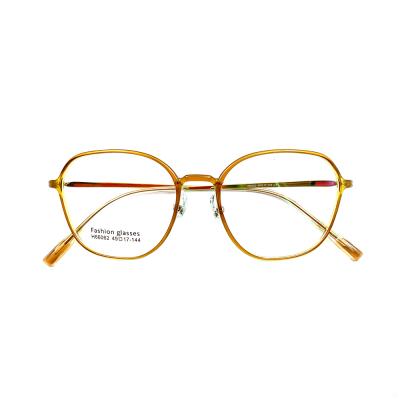 China Wholesale Fashion China Ultem Mixed Round Metal Full-rim Optical Eyewear Frames for sale