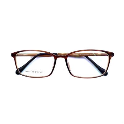 China Wholesale Fashion Full-rim Spectacle Glass Optical Frames Ultem Soft Square Eyewear for sale