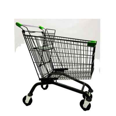 China Popular Hot Selling European Style Supermarket Trolley Trolley Supermarket Shopping Trolley Grocery Shopping Trolley for sale