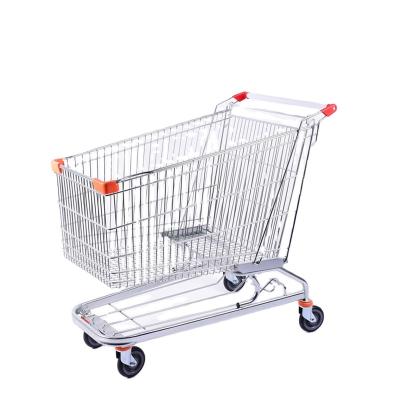 China Modern Unfolding Style Supermarket Hand Trolley For Market Shopping for sale