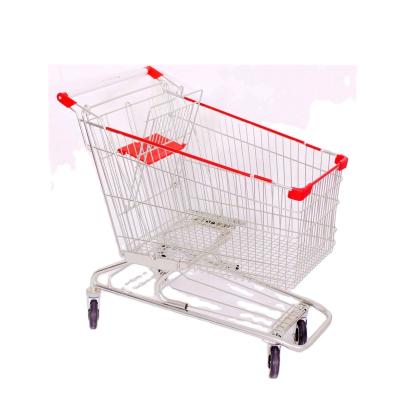 China Unveiling American Style Galvanized Metal Shopping Cart for sale