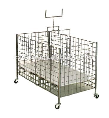 China Supermarkt Wire Bin Rolling Display for sale