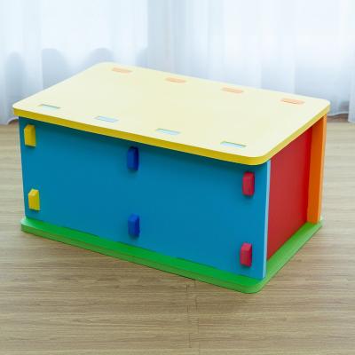 China Lightweight Kids Large Toy Box For Kindergarten And Children's Room for sale