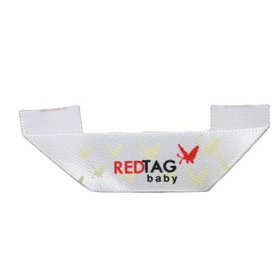 China Custom Washable Wholesale Private Environmental Protection Hardware Apparel Labels Satin Ribbon Wash Tape Printed for sale