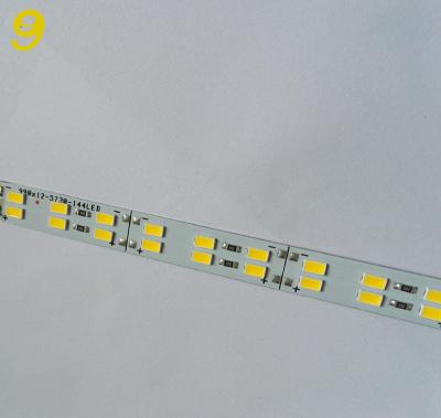 China DC12V decorative lighting smd 72leds rigid bar light led rigid strips for showcase for sale