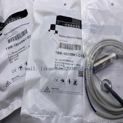 China New original brand new TBB-08D02P1-D3 TBB-08D02P2-D3 limit switch proximity switch sensor available in stock for sale