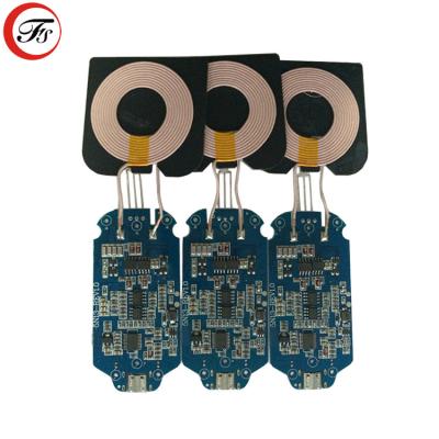 China FR-4/CEM-1/CEM-3/Polyimild/PTFE/Rogers OEM Electronic PCB Manufacturing Customized Mobile Powerbank Qi Wireless Charger PCB for sale