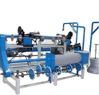 China 3 Width Full Automatic Chain Link wire mesh Fence Machine Productivity 80-120m/Hour for sale