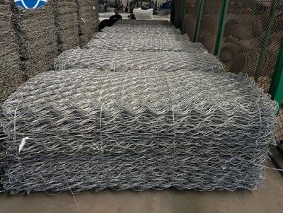 China Hot Dipped Galvanized Galfan Gabion Basket And Reno Mattresses 80*100mm for sale