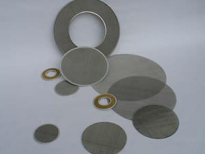 China 40 Mikro-Singel Layter Edelstahl-Mesh Filter Discs Plain Weave-Twill-Webart zu verkaufen