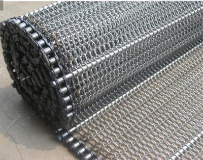 China Stainless Steel Wire Mesh Chain Driven Conveyor Belt for Heavy Machine for sale