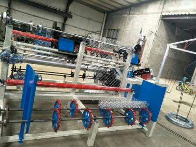 China 3m width Fully Automatic Chain Link Fence Machine Double Wire Feeding chian link fence machine for sale