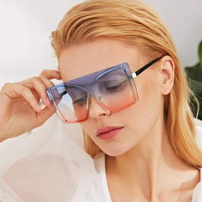 China 2022 Fashion Sunglasses New Design Blue Light Blocking Rimless Fashion Sun Glasses Optical Glass Frames Sun Glasses for sale