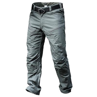 China QUICK DRY Men's Causal Labor Cargo Pants Outdoor Military Tactical Lightweight Rip-Stop Trousers for sale