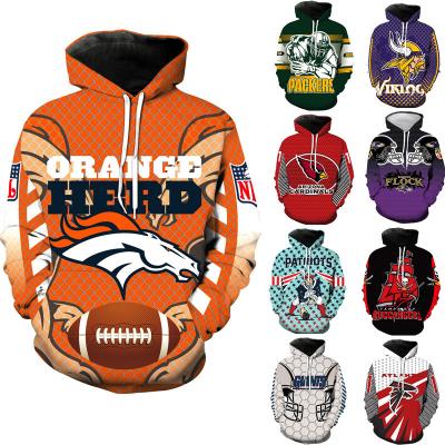 China NFL 32 QUICK DRY Football Teams Wholesale Polyester Hoodie High Quality Pullover for sale