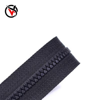 China Original 5 Black Code Zipper Tent Clothing Box Nylon Resin Zipper Support Viable Customization for sale