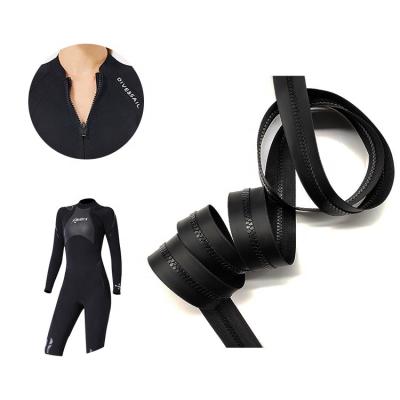 China China viable new zipper design sealed waterproof zipper suitable for diving suits for sale