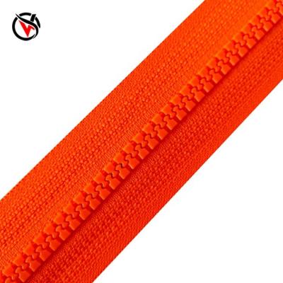 China Multi-color Garment Sustainable Home Textile Plastic Opening Zipper Gum 5# School Tail School Zipper Opening Zipper Resin Zipper Zipper for sale