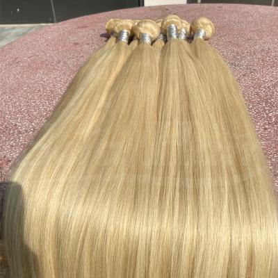 China 100% Virgin Human Hair 10a Grade Hair Raw Unprocessed Bundles With Closure 613 Blonde Full Lace Wig Raw Unprocessed Bundles for sale