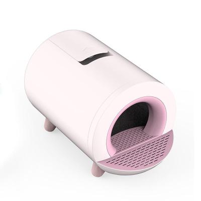 China Indoor Pet Cat Litter Box Enclosed Drawer-Style Cat Toilet with Deodorization and Anti-Splash Configurations for sale