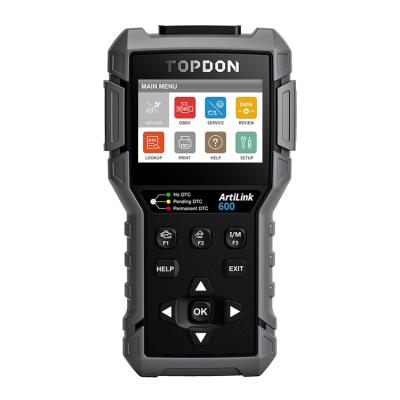 China Over 42 Brands TOPDON Artilink600 Car Update Full System Obd2 Diagnostic Free Engine Automotive Code Reader And Scanner for sale