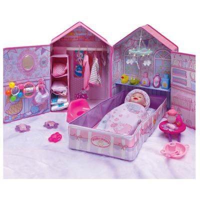 China DIY TOY 16 Inch Electric Music Baby Costume IC Pee Doll Set Girl Birthday Gift Diy Doll Toys Play House Costume for sale