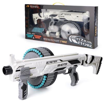 China M32 Boys Toys Gatling Toy Projectile Launcher Guns Plastic Electric Plastic Shooting Soft Bullet for sale