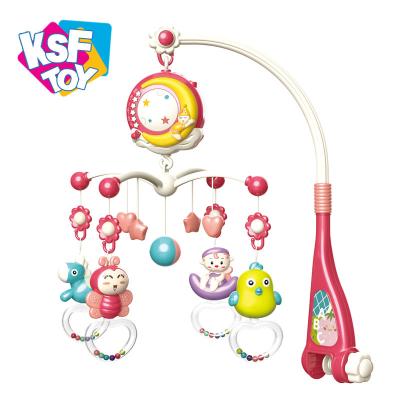 China Colorful Infant Musical Rattle Crib Crib Rotating Bed Bell Hanging Toy 52*9.5*39.7 for sale