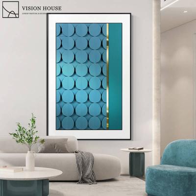 China Handmade Custom Abstract Decor Paper Wall Art 3D Home Decorative Painting for sale