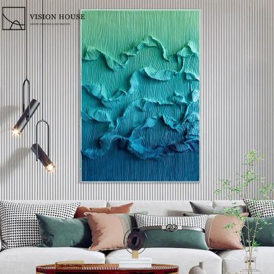 China Handmade Paper Art On Wall Art Paintings 3D Modern Abstract Home Decor for sale