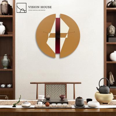 China Abstract Morden Painting 3D Geometric Wooden Wall Art Decor for sale