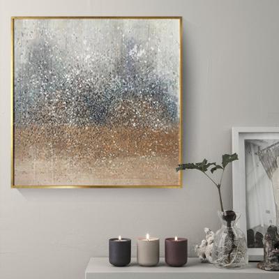 China Gold Foil Abstract Hand Painted Canvas Decor Living Room Abstract Oil Painting for sale