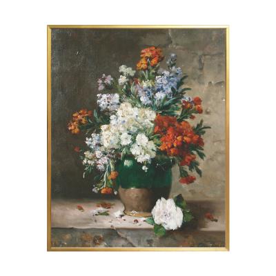 China From Painting Still Life Handmade Custom Classic Floral Wall Art Canvas Oil Painting Flowers for sale