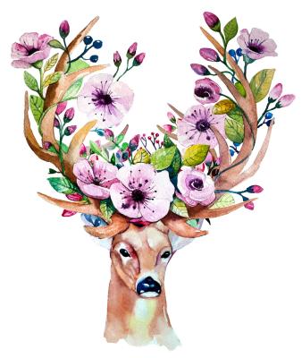 China Morden Kids Diy 3D Hand Painted Canvas Animal Deer Painting By Numbers Giraffe Oil Painting for sale