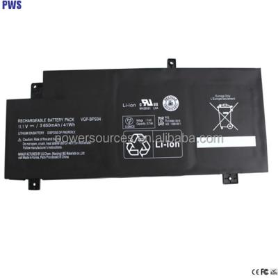 China LAPTOP Laptop Battery For BPS34 VGP-BPS34 SVF15A SVF14A BPL34 Battery for sale