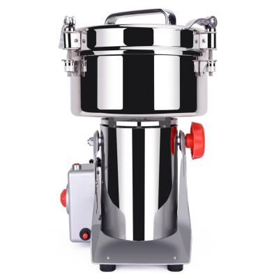 China CE OEM 1000g Stainless Steel Swing Coffee Bean Soybean Grinder Electric Rice Mill Wheat Flour Making Machine for sale