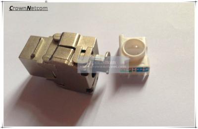 China keystone jack cat6A shieldedd RJ45 jack network modular good quality modular 180 degree for sale