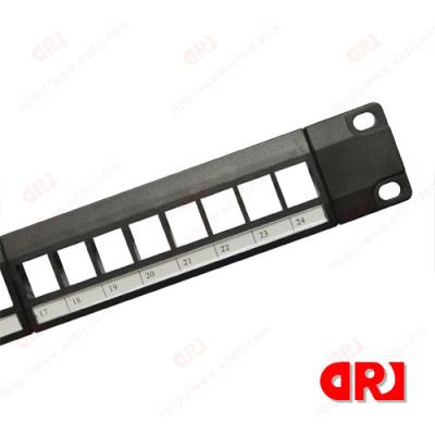 China 1U 24 / 32 port Rj45 Rack Mount Blank patch panel for Network Cabinet for sale