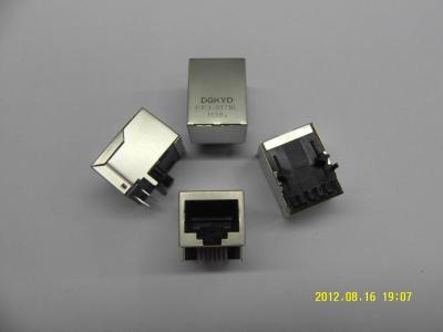 China 10/100Base 1x1 voorzien onderaan rj45 Modulaire Jack, RJ45-de Schakelaar van PCB, het netwerkmodule van SMT RJ45 met lan van labels transfomer Te koop