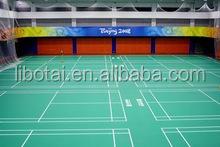 China Hot Sale PVC Indoor Sports Court Flooring Mat Badminton Rubber Court Flooring Badminton Rubber Flooring for sale