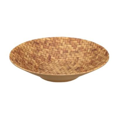 China 2022 Disposable Natural Living Bamboo Salad Bowl Extra Large Bio Bamboo Fiber Salad Bowl for sale