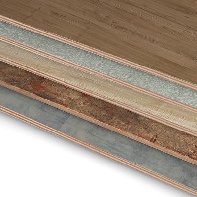 China Contemporary Melamine Faced Board Panel Multilayer Solid Wood Veneer Multilayer Plywood for sale